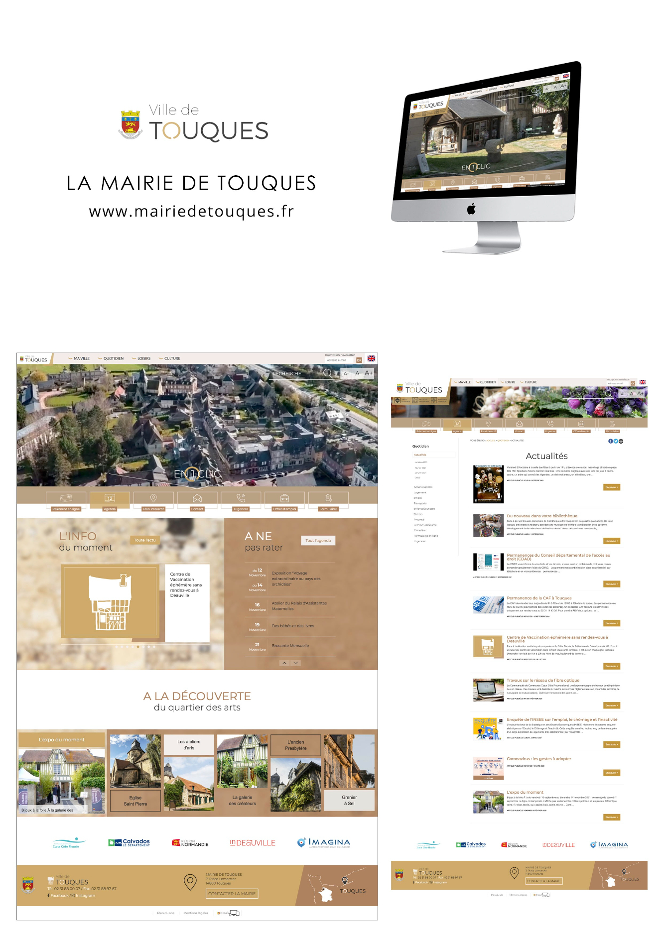 Site sur mesure pour Touques