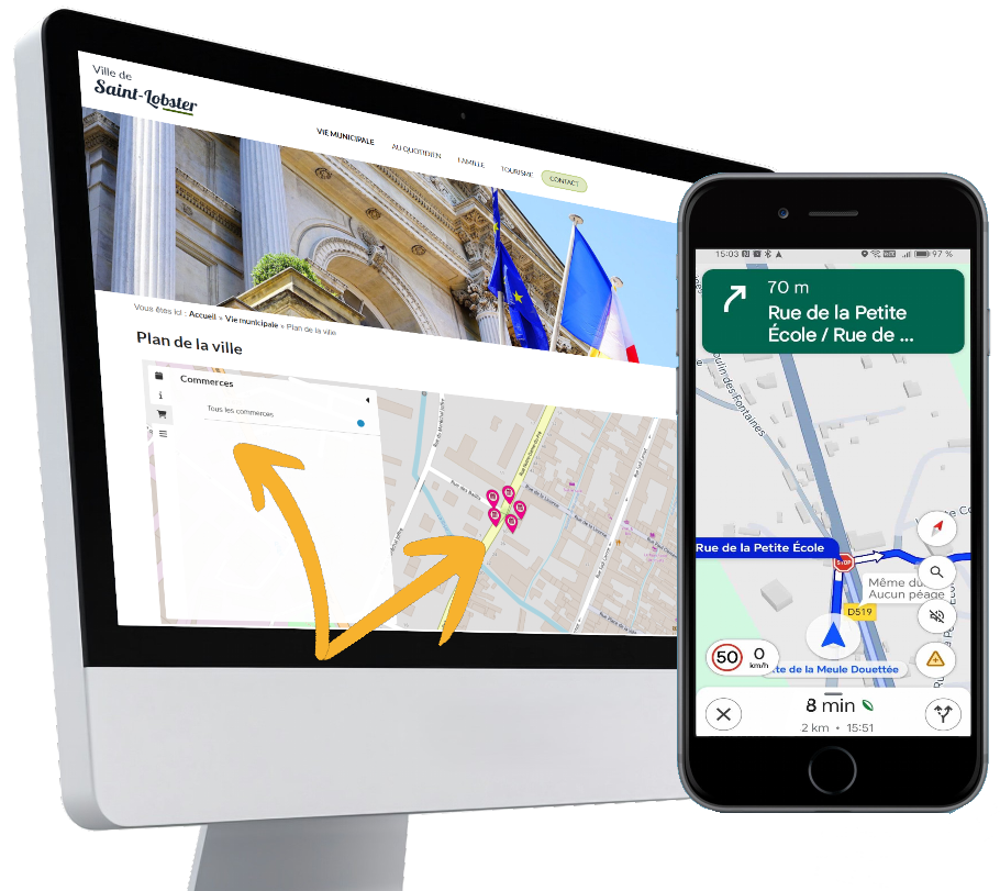 Visuel cartographie interactive